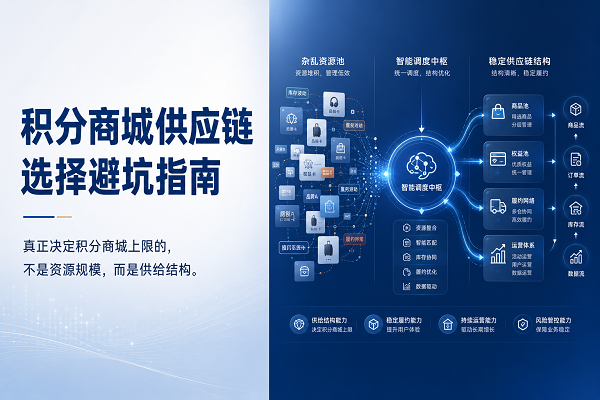 做积分商城供应链选型前必须避开的几个误判
