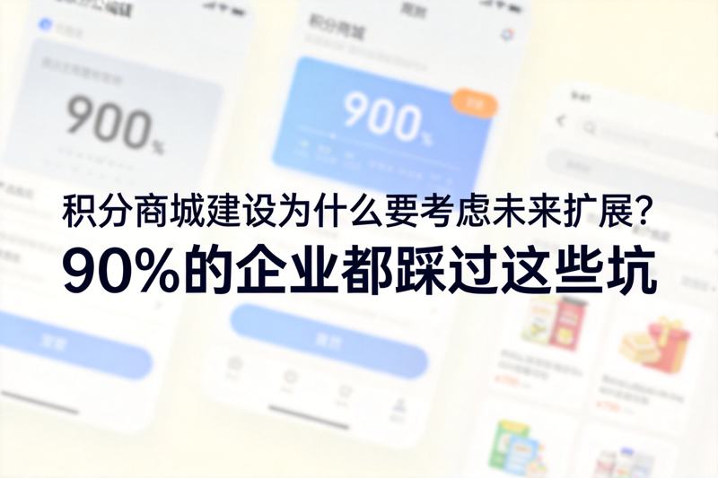 积分商城建设为什么要考虑未来扩展？90%的企业都踩过这些坑