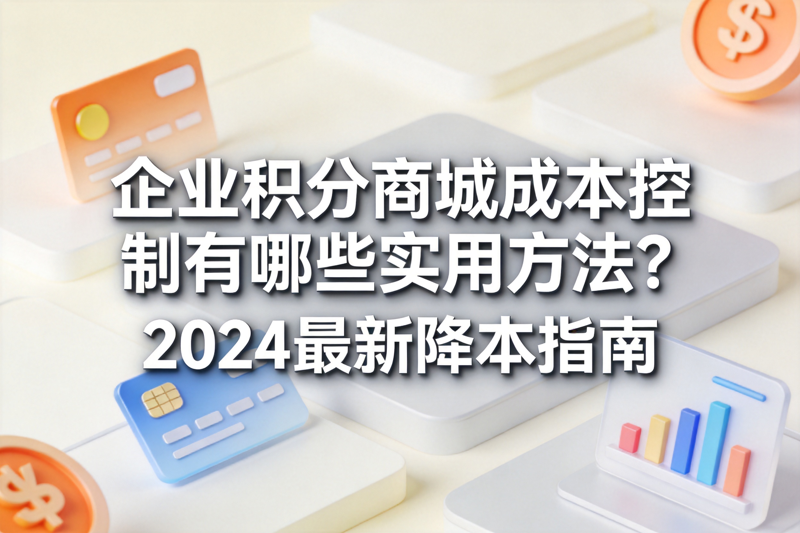 企业积分商城成本控制有哪些实用方法？2024最新降本指南