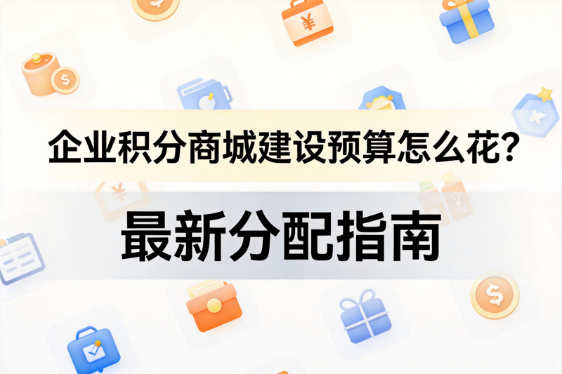 企业积分商城建设预算怎么花？最新分配指南