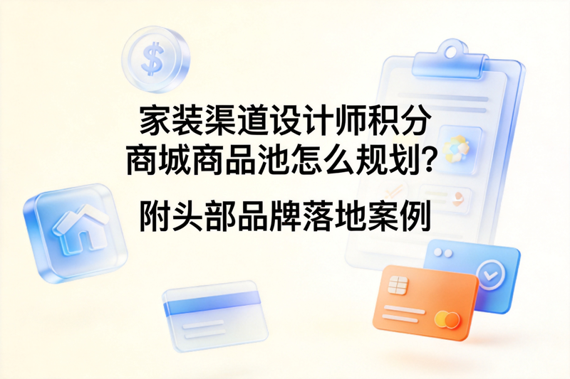 家装渠道设计师积分商城商品池怎么规划？附头部品牌落地案例