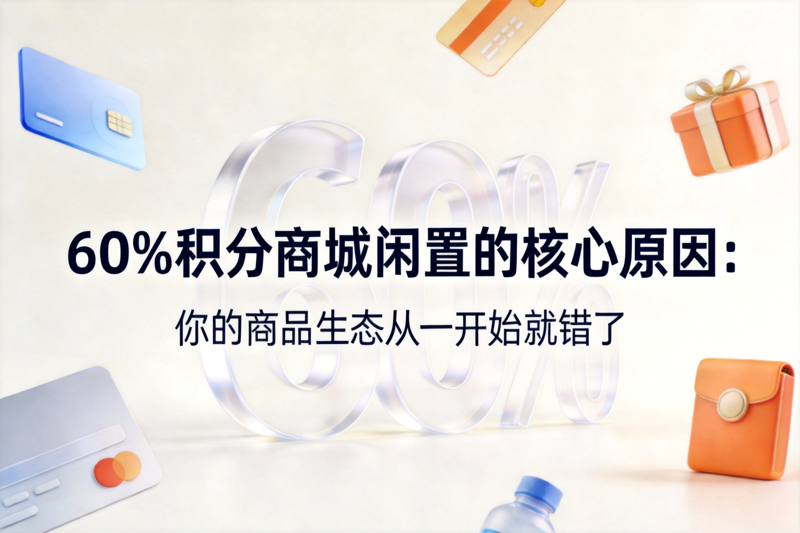60%积分商城闲置的核心原因：你的商品生态从一开始就错了