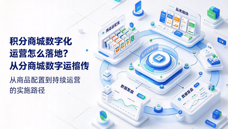 积分商城数字化运营怎么落地？从商品配置到持续运营的实施路径