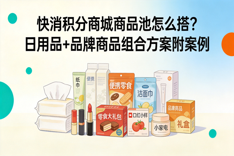 快消积分商城商品池怎么搭？日用品+品牌商品组合方案附案例